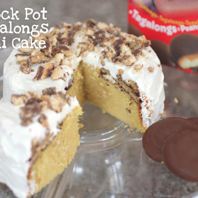 Crock Pot Tagalongs Mini Cake