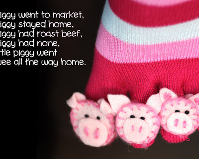 This Little Piggy Toe Socks