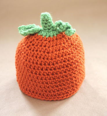 Crochet Pumpkin Hat Pattern and GIVEAWAY!