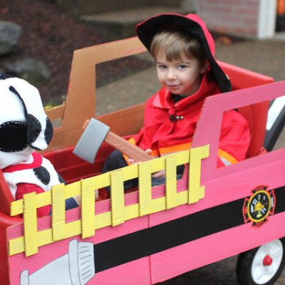 Fireman, Fire Dog, Fire Truck Halloween Costume