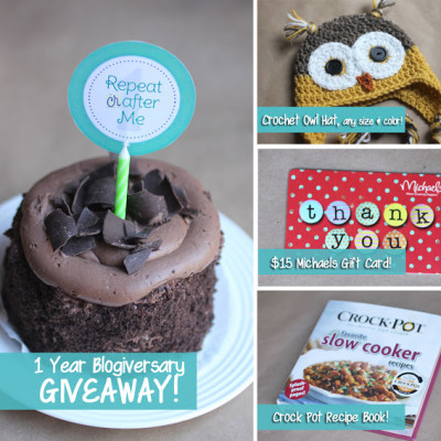 1 Year Blogiversary and Giveaway!