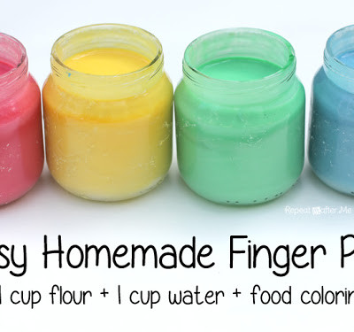 Easy Homemade Finger Paints