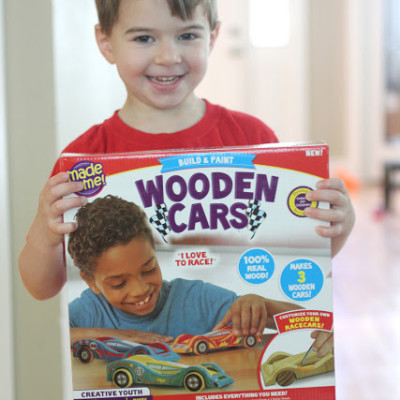 Wooden Cars Activity Kit and Giveaway!