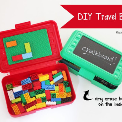 DIY Lego and Art Travel Boxes