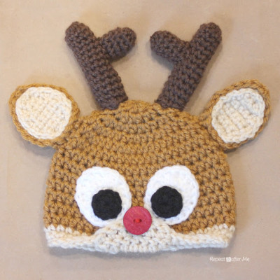 Crochet Reindeer Antlers Pattern