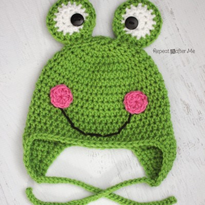 Crochet Frog Hat Pattern