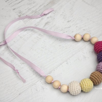 Crochet Nursing/Teething Necklace (Take Two)