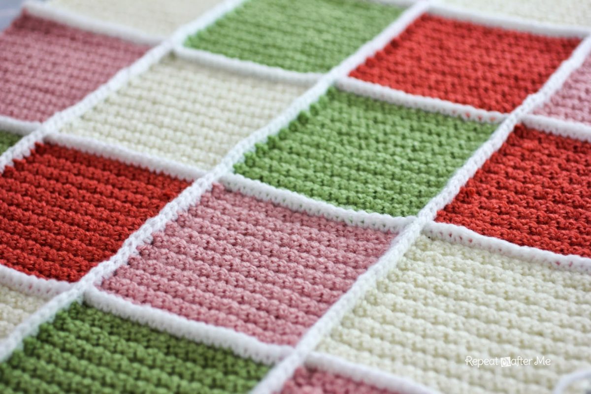 Solid Granny Square For Crochet Blankets And More - CrochetBeja