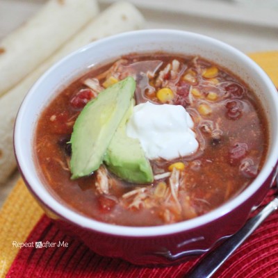 Crock Pot Enchilada Soup