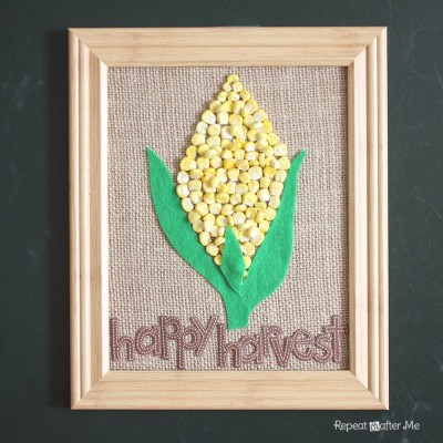 Happy Harvest Corn Art
