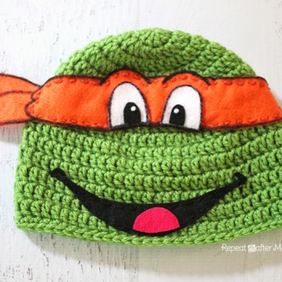 Crochet Ninja Turtle Hat Pattern