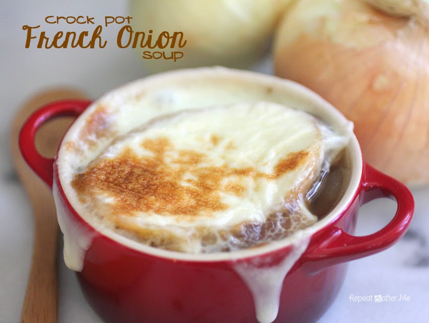 Crock Pot French Onion Soup - Repeat Crafter Me