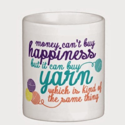 Yarn Happiness Mug, Tote, and Printable Quote