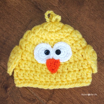 Crochet Chunky Baby Chick Hat
