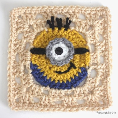Crochet Minion Granny Squares
