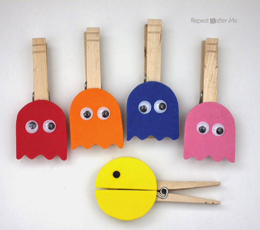 Pac Man Craft Kids – Origami Paper Pac-Man step-by-step ,Pac-Man craft ...