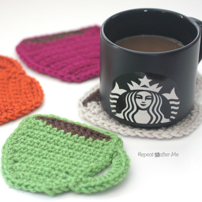 Starbucks Core Coffee Series and Crochet Coffee Coasters