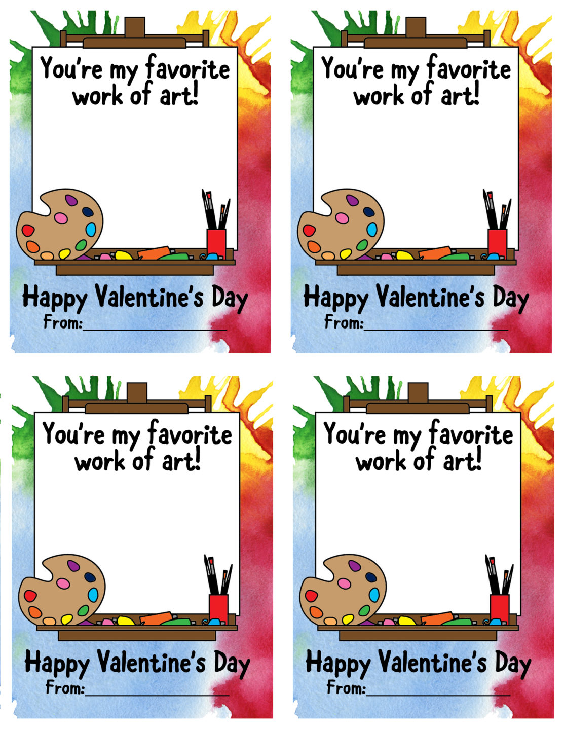 Non-Candy Valentines + Printables - Repeat Crafter Me