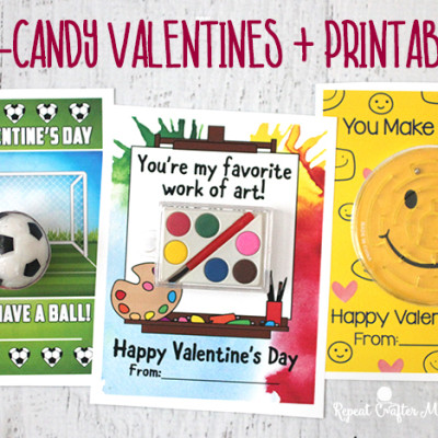 Non-Candy Valentines + Printables