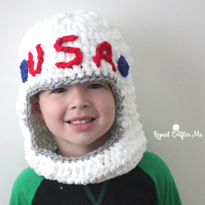 Crochet Astronaut Helmet