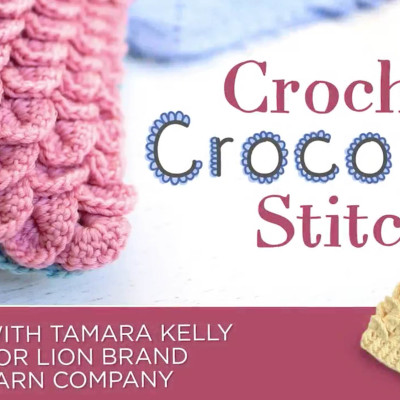 Crochet Crocodile Stitch Craftsy Class with Tamara Kelly