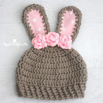 Chunky Bunny Crochet Hat