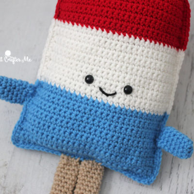 Patriotic Popsicle Crochet Cuddle Buddy