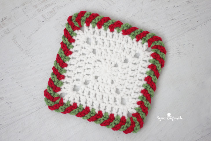 Crochet Candy Cane Border Repeat Crafter Me - free candy 20 roblox hack