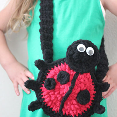 Bernat Ladybug Crochet Purse