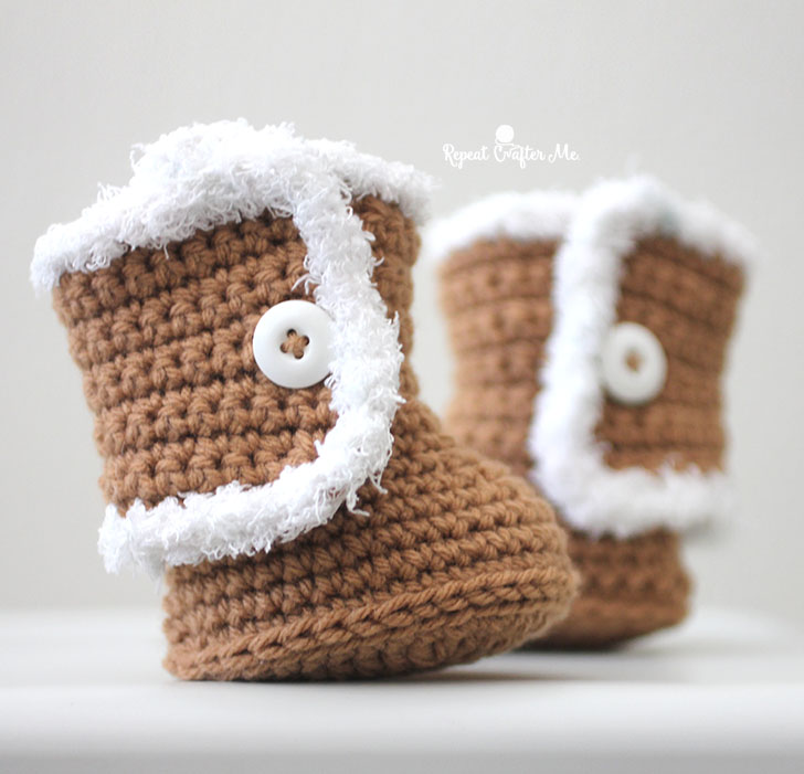 Put professional Elastic crochet ugg boots baby Specificity Havoc Decision