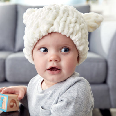 Bernat Alize EZ Baby Bear Hat