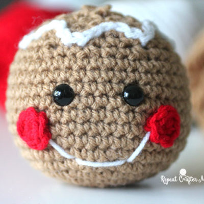 Crochet Gingerbread Head