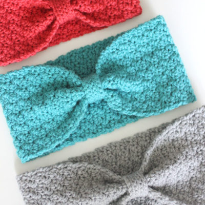 Crochet Griddle Stitch Winter Headband