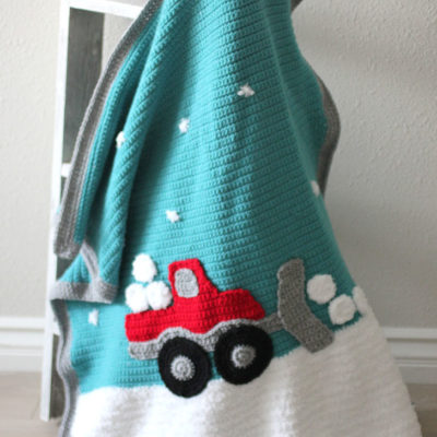 Crochet Snowplow Blanket