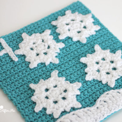 4 Snowflakes – Crochet Quiet Book Page 4