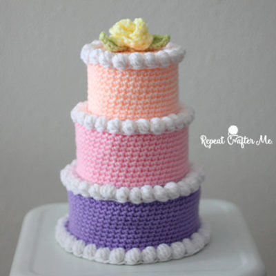Crochet Birthday Cake