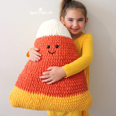 Giant Crochet Candy Corn