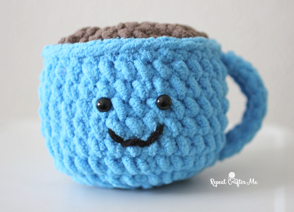 Crochet Coffee Cocoa Mug Amigurumi - Repeat Crafter Me