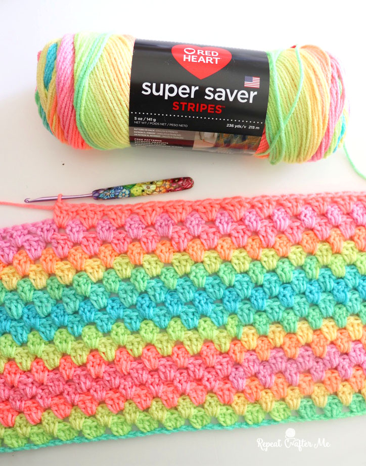 Granny Stripe Crochet Pattern (Easy For Beginners) - Annie Design Crochet