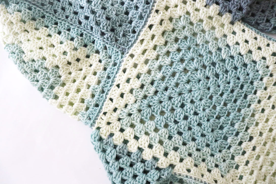 Caron Crochet Granny Jacket - Repeat Crafter Me