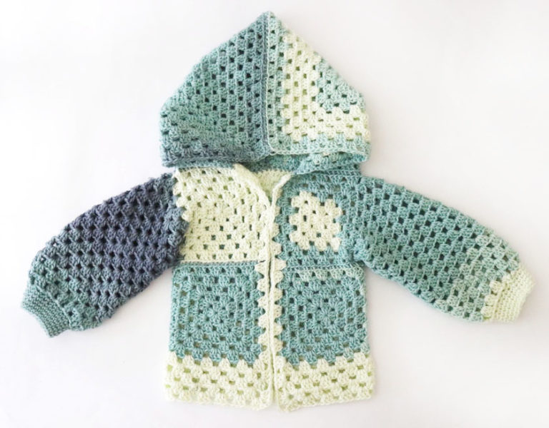 Caron Crochet Granny Jacket - Repeat Crafter Me