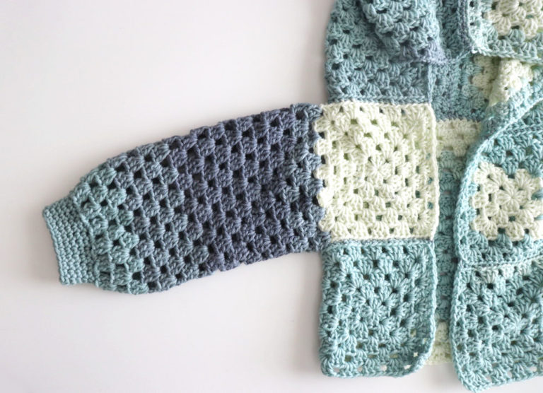 Caron Crochet Granny Jacket - Repeat Crafter Me