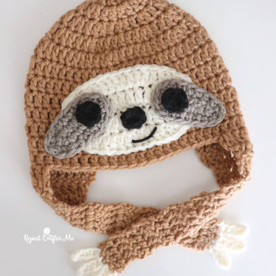 Crochet Sloth Hat
