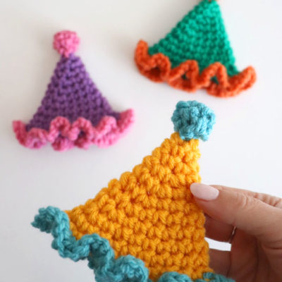 Mini Crochet Party Hats