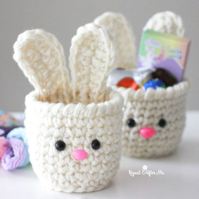 Bunny Crochet Cups