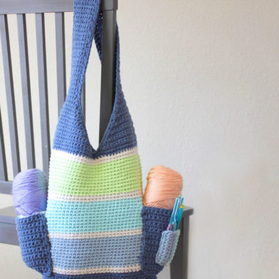 Crochet Tall Tote Bag