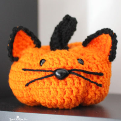 Crochet Pumpkin Kitty