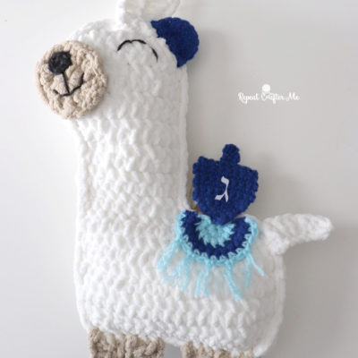 Crochet Hanukkah Llama