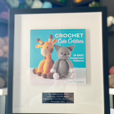 Crochet Cute Critters exceeds 100,000 Book Sales!