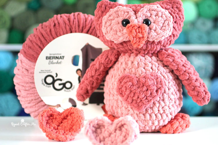Crochet Valentine O’Go Owl